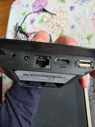 Router, decodificador y mando Movistar