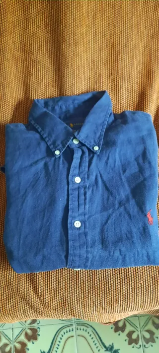 Camisa Polo Ralph Lauren azul marino