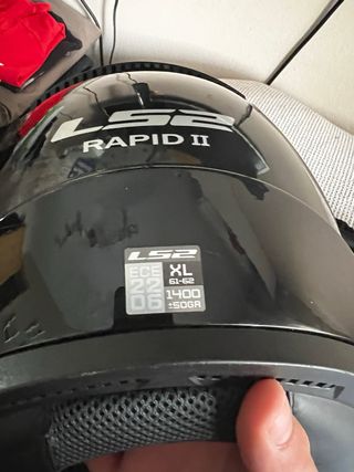 Casco LS2 Rapid 2 Negro Talla XL