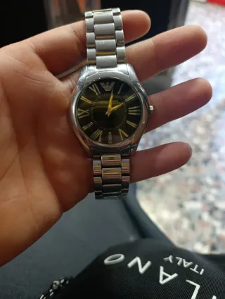 Reloj Emporio Armani AR2020 Plata Negro