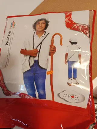 Disfraz Pastor Niño Talla 7-9 años.