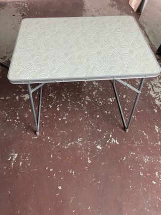 Mesa de camping plegable Decathlon