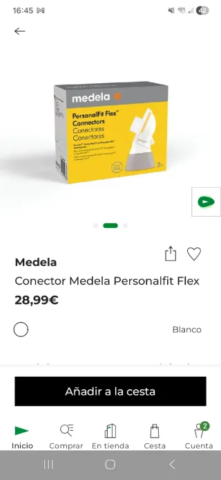 Sacaleches Medela Swing Maxi Flex Doble+accesorios