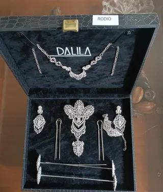 Aderezo Fallera Plata Dalila