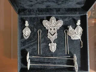 Aderezo Fallera Plata Dalila