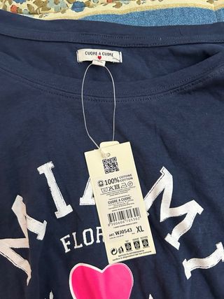 T-shirt Miami Florida Cuore Bambina