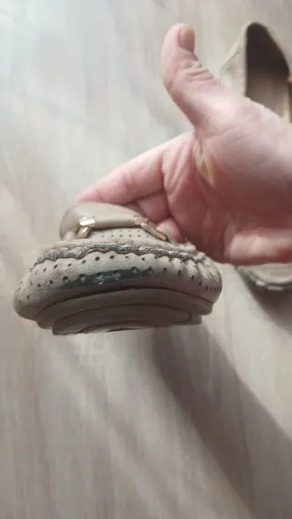 Mocasines beige talla 36