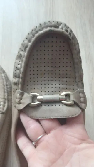 Mocasines beige talla 36