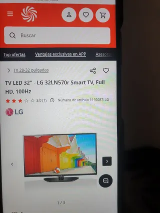 TV LG 32LN570R SMARTV FULL HD WIFI POR CABLE