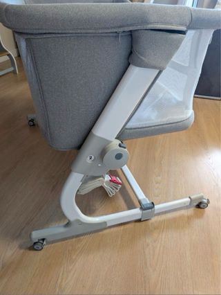 Culla Jané Babyside grigia + lenzuola