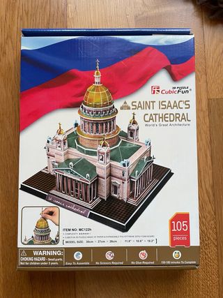 Puzzle 3D CubicFun Catedral San Isaac