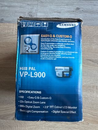 Videocámara Samsung Handy & Easy VP-L900 Hi8 PAL