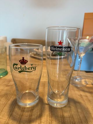 Lote 8 vasos cervezas y demás