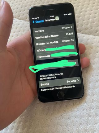 iPhone 6s Plata/Gris