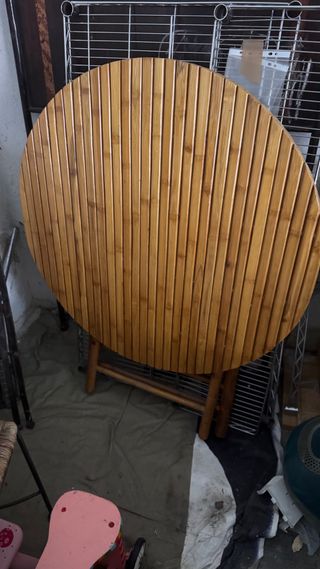 Tavolo rotondo in legno dm 90