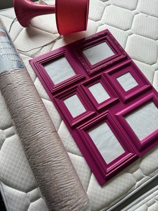 Alfombra rosado suave nueva, 80x150