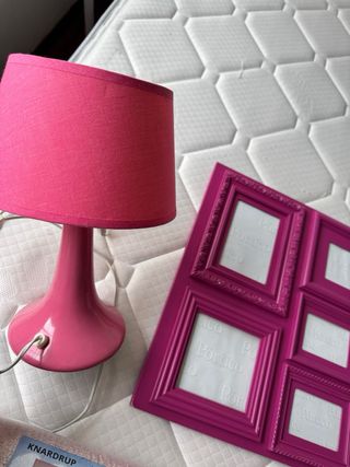 Alfombra rosado suave nueva, 80x150