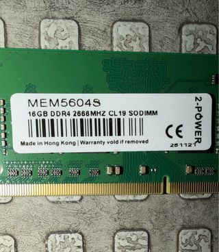 Memoria RAM 16GB DDR4 2666MHz SODIMM