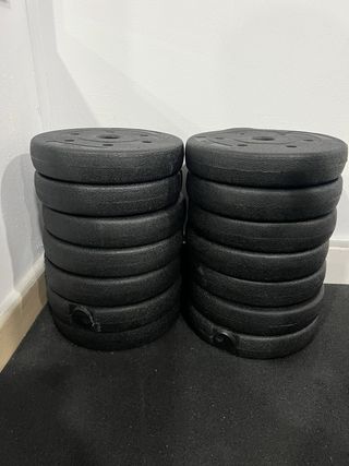 Discos de gimnasio 5 kg y 2.5 kg