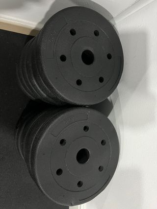Discos de gimnasio 5 kg y 2.5 kg