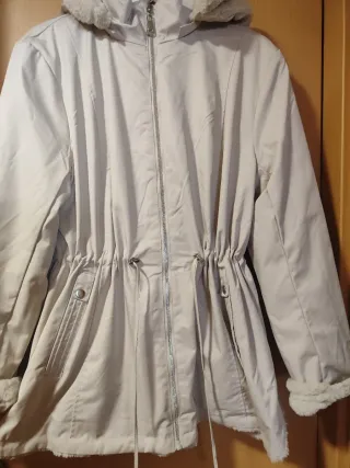 Chaqueta Beige Talla 46 Reversible