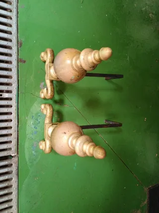 Morillos para chimenea