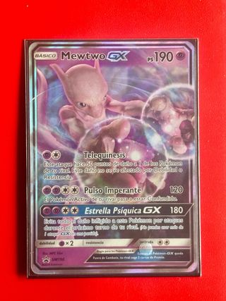 Mewtwo GX PROMO 196 Carta Pokémon