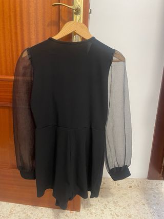 Mono falda pantalón negro