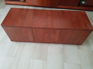 Mesa modular de madera marrón