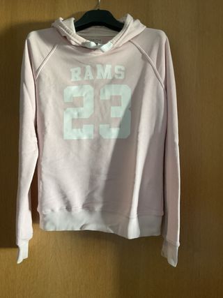 Sudadera Rams 23 rosa Talla S
