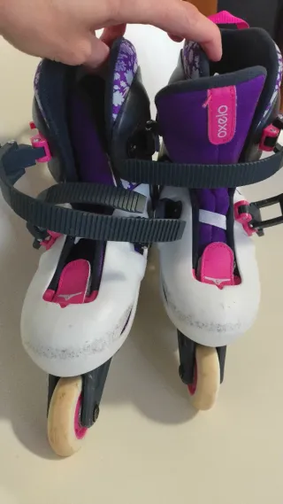 Patines Oxelo Niña Talla Ajustable 32 - 34