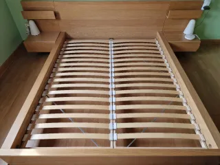 Cama y colchones Ikea madera