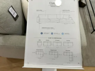 Sofá modular chaiselongue Kenay Home