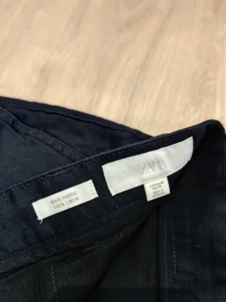 Pantalones de lino Zara