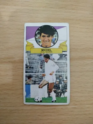 Cromo Michel 85-86 Real Madrid