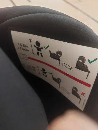 Silla de coche grupo 0 con sistema isofix