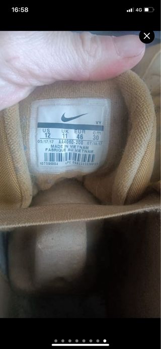 Scarpe Nike Air More Uptempo Beige/Brown