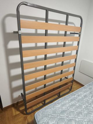 Somier Cama Matrimonial Metal/Madera