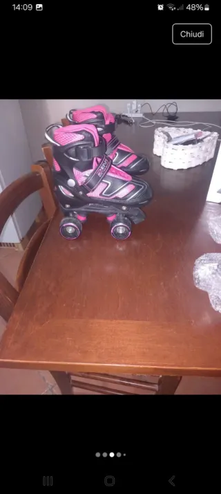 Pattini regolabili 2 in 1 per bambina