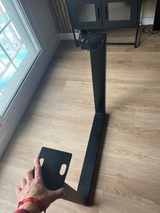 SOLO PATAS de mesa de comedor de hierro negro