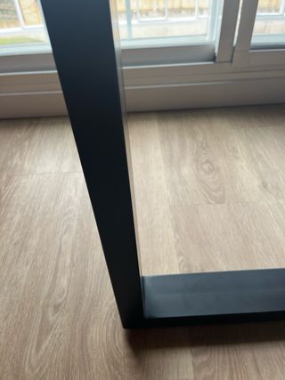 SOLO PATAS de mesa de comedor de hierro negro