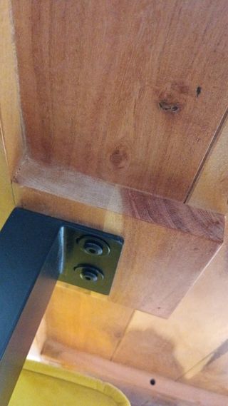 SOLO PATAS de mesa de comedor de hierro negro