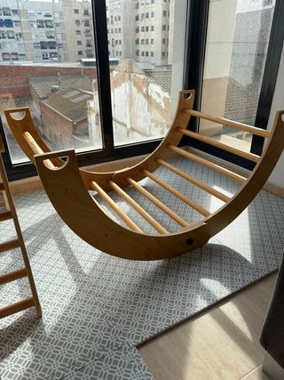 Escalador madera niños multicapa