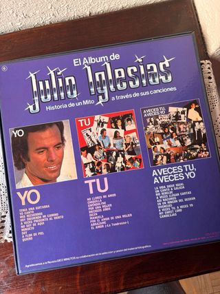 Colección Vinilos Julio Iglesias 3 LPs Oro