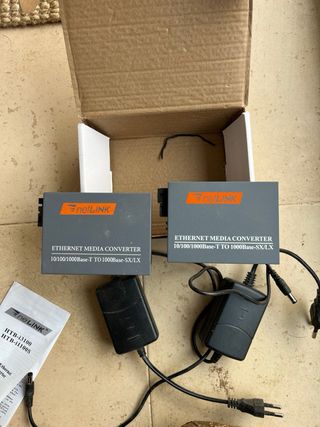 NetLINK Fiber Optic Device Ethernet Fast / Gigabit