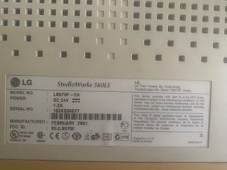 Monitor LG Studioworks 560 LS + Altavoces