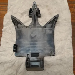 Fregio Maserati Originale Nero Argento