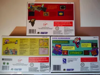 Super Bomberman 1, 2 y 3 - SNES