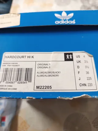 Zapatillas Adidas Talla 36 Gris