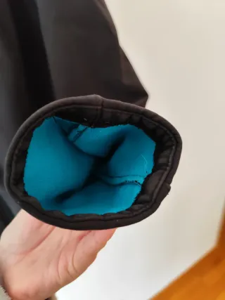 Chaqueta Quechua Mujer Neopreno Negra y Azul